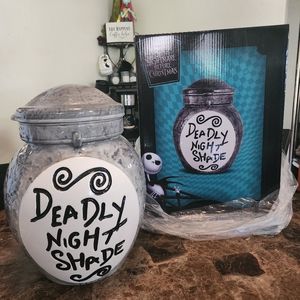 Disney Ceramic Nightmare Before Christmas 10.5" H Cookie Jar.